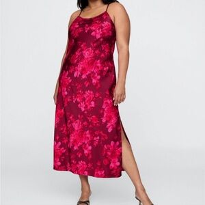 GAP Pink Floral Slip Dress